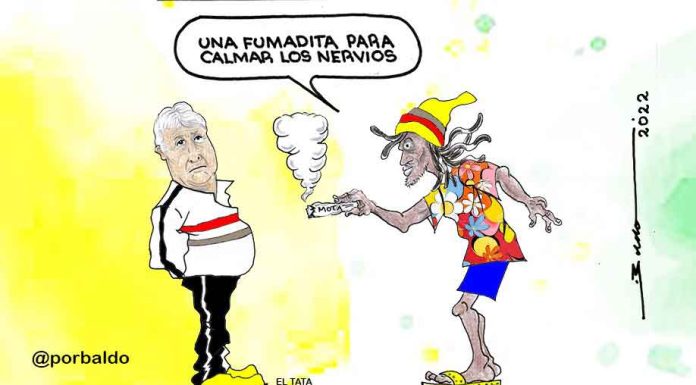Una fumadita para calmar los nervios Tata por Baldo Una fumadita para calmar los nervios Tata por Baldo