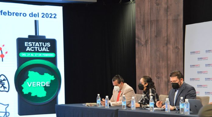 Guanajuato pasa a semáforo epidemiológico verde