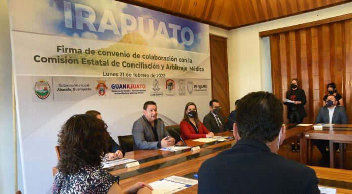 IRAPUATO | Firma municipio convenio de colaboración con CECAMED