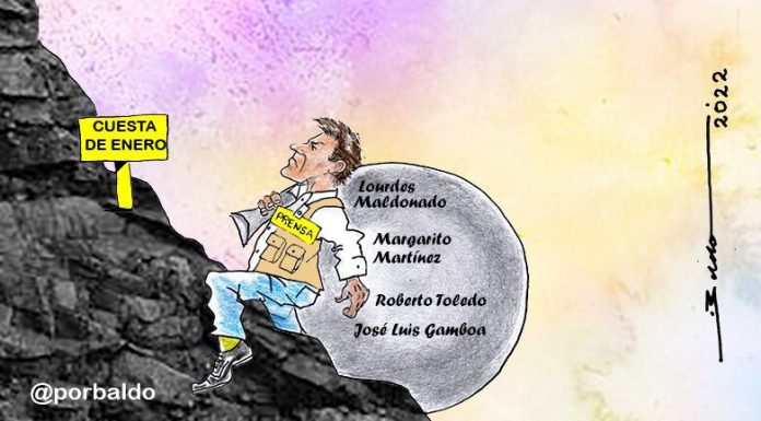 La cuesta de enero por Baldo