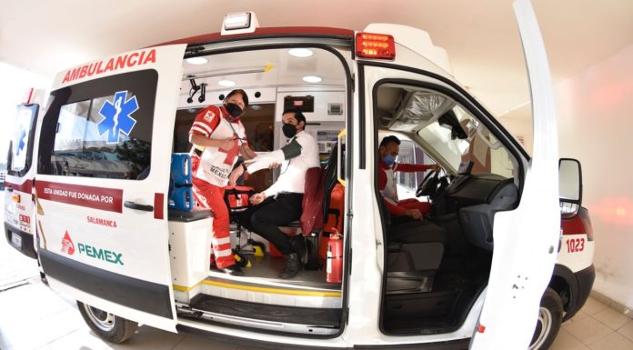 SALAMANCA | Dona Cruz Roja equipo para Seguridad Pública