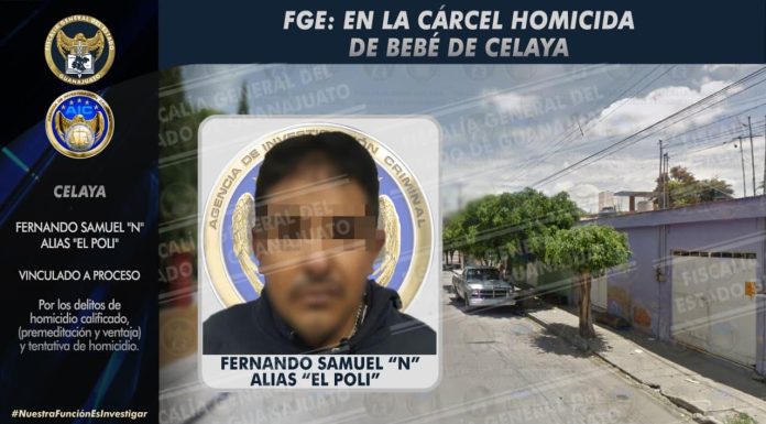 Fiscalía acredita que “El Poli” asesinó a bebé en Celaya