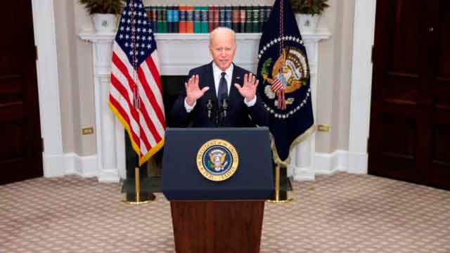 Putin ha decidido invadir Ucrania en los próximos días: Biden Putin ha decidido invadir Ucrania en los próximos días: Biden