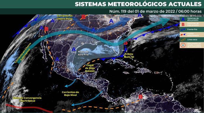 Continúa frío y heladas en zonas altas de Guanajuato ante frente frío núm. 31