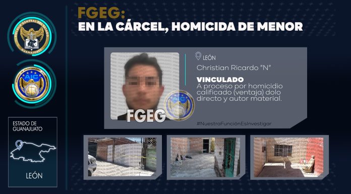 Esclarece Fiscalía de Guanajuato homicidio de bebé en León