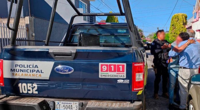 SALAMANCA | Rescata polcía municipal a víctima de secuestro virtual