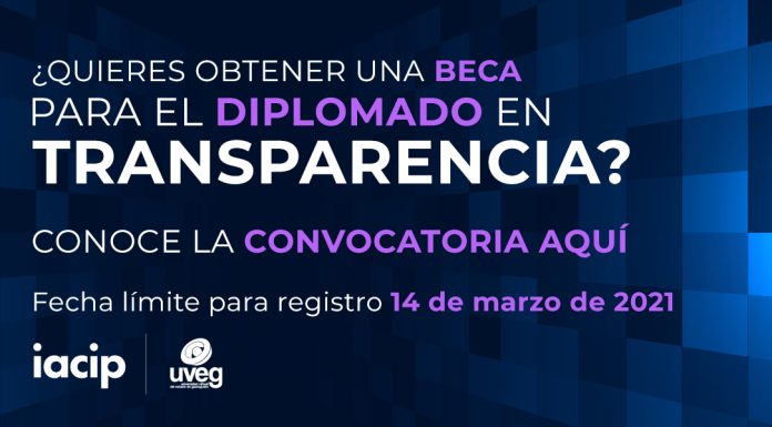 Convoca IACIP a personas servidoras públicas para obtener beca para Diplomado en Transparencia