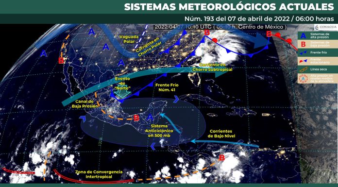 Lluvias aisladas en Guanajuato para este 7 de abril