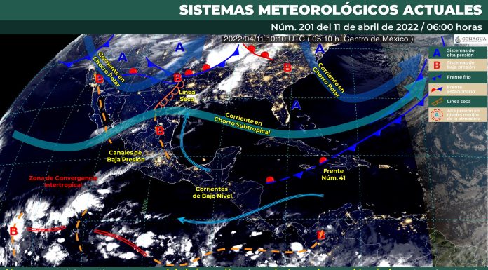 Calor y lluvias aisladas para Guanajuato