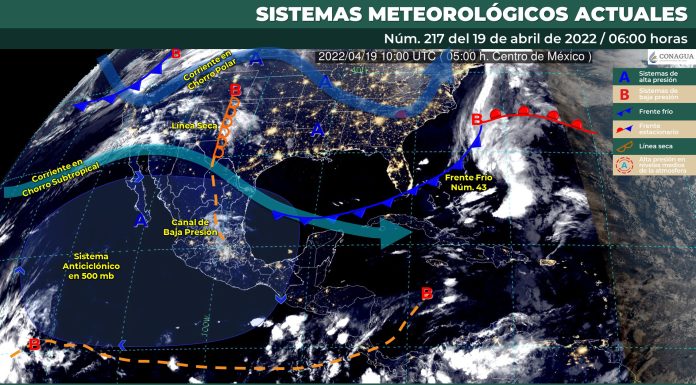 Nuevamente lluvias e intervalos de chubascos en Guanajuato