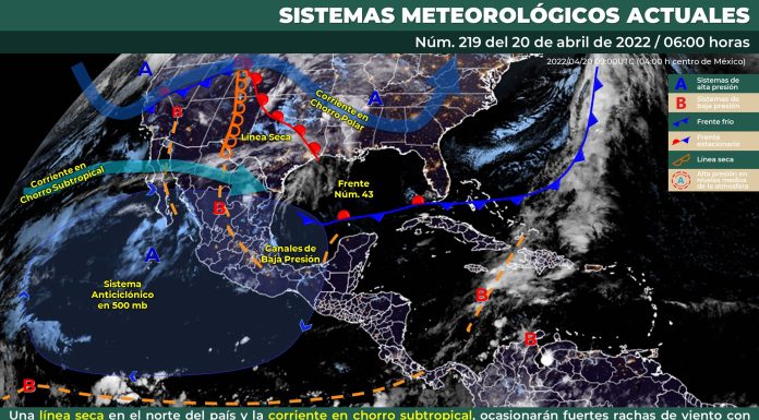 Lluvias estarán acompañadas de descargas eléctricas y posible caída de granizo en Guanajuato.