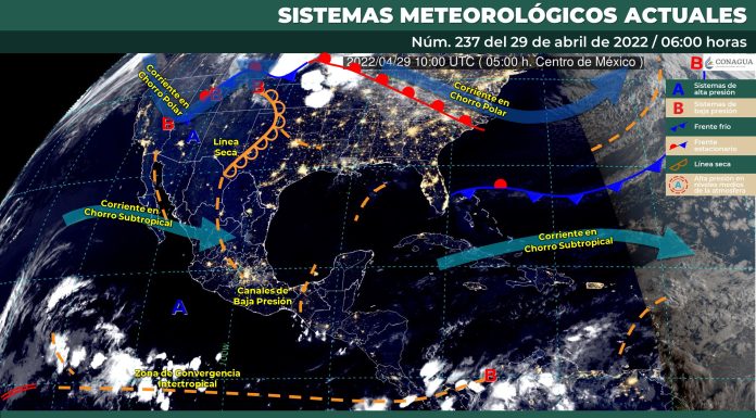 Lluvias aisladas en Guanajuato para este 29 de abril