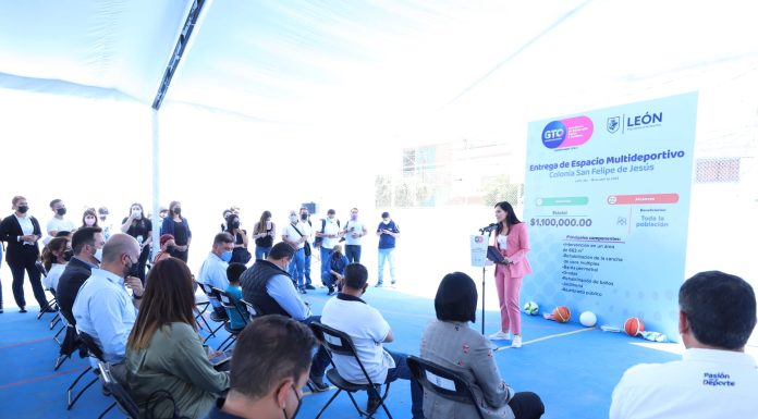 LEÓN | Entregan autoridades nuevo espacio deportivo para la ciudad