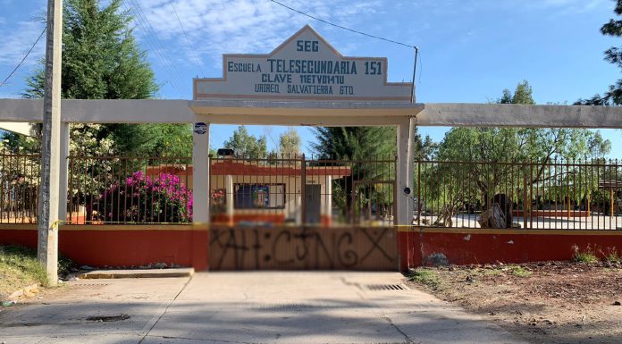 Denuncia SEG presunta pinta de grupo criminal en escuela de Salvatierra