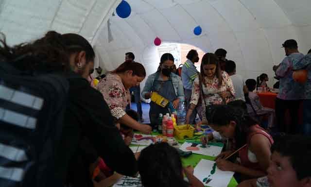 Festejan más de 4 mil leoneses con arte el día del niño Festejan más de 4 mil leoneses con arte el día del niño