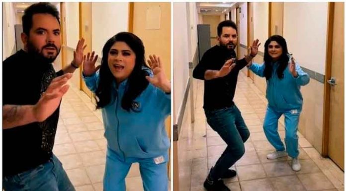 Victoria Ruffo y José Eduardo Derbez hacen extraño baile en TikTok y rompen la red Victoria Ruffo y José Eduardo Derbez hacen extraño baile en TikTok y rompen la red