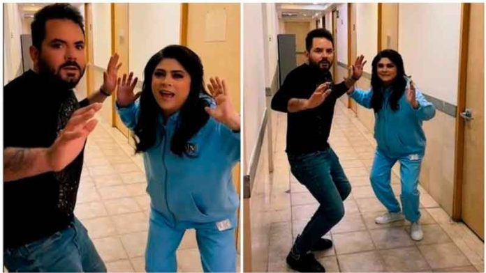 Victoria Ruffo y José Eduardo Derbez hacen extraño baile en TikTok y rompen la red Victoria Ruffo y José Eduardo Derbez hacen extraño baile en TikTok y rompen la red