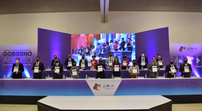 Promueve IACIP participación ciudadana con firma de la 2ª Declaración de Gobierno Abierto en Guanajuato