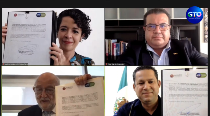 Firman Guanajuato y CONABIO acciones por la biodiversidad