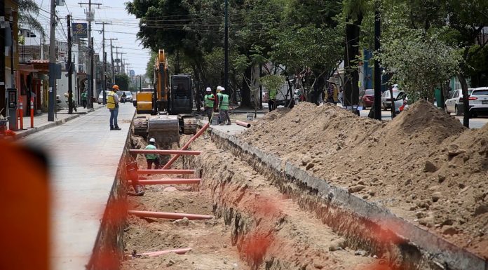 Avanza la rehabilitación sanitaria del bulevar La Luz