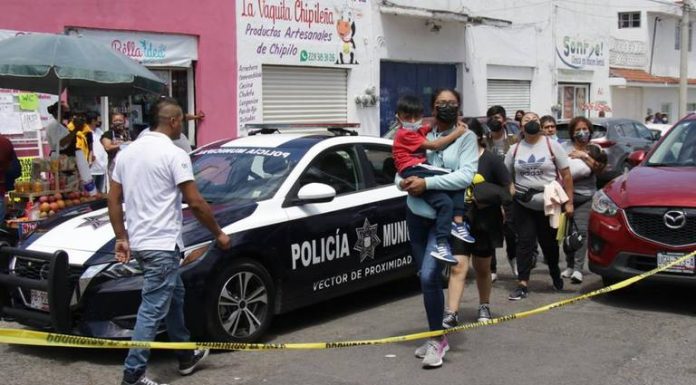 Por balacera en Puebla, suspenden jornada de vacunación (VIDEOS)