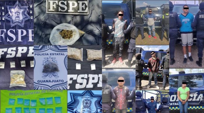 Resultados del Operativo Guanajuato Seguro del 18 al 24 de julio