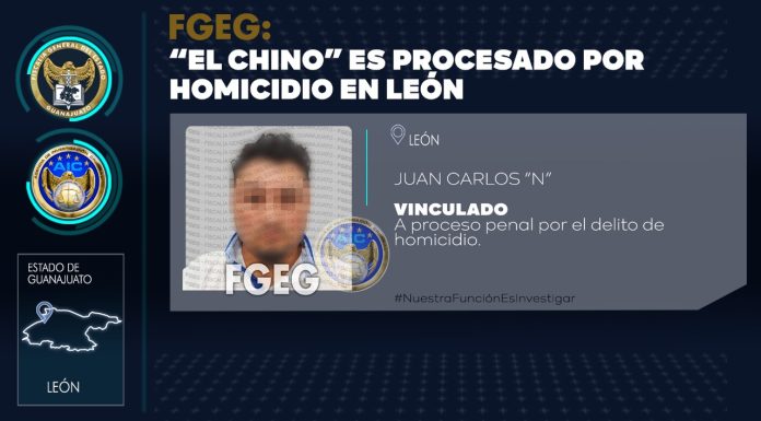 Fiscalía de Guanajuato detiene al Chino por homicidio