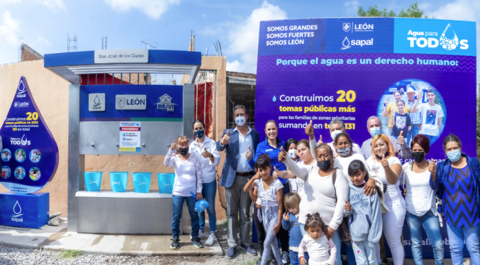 Acerca SAPAL agua potable a familias de zonas prioritarias