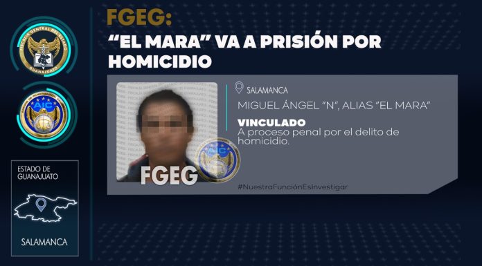 SALAMANCA | Detiene la FGEG a “El Mara” por homicidio