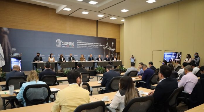 Inauguran foro “Los retos de la legislación única en materia de procedimientos civil y familiar”