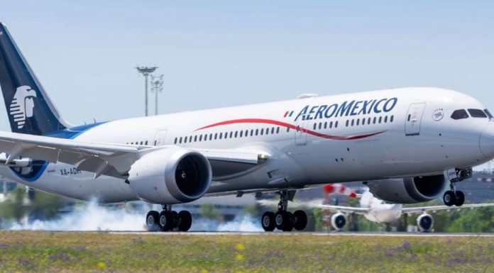 Dice Aeroméxico adiós a vuelo en el Felipe Ángeles