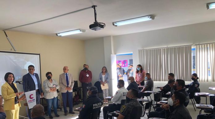 Por primera vez a nivel nacional y en Guanajuato, capacitan a policías municipales por parte del Comité Internacional de la Cruz Roja
