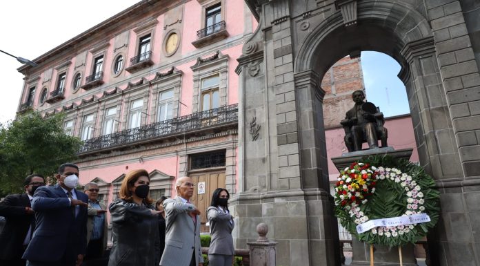 Conmemoran aniversario luctuoso de Francisco Eduardo Tresguerras