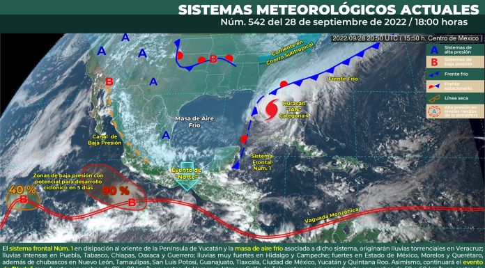 Ambiente de fresco a frío con bancos de niebla en zonas serranas y posibles heladas en sierras de Guanajuato