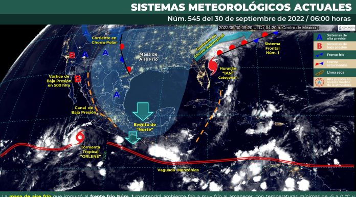 Ambiente frío a muy frío con posibles heladas en sierras de Guanajuato