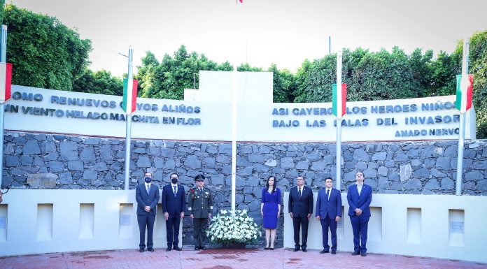 Conmemoran aniversario de la Gesta de los Niños Héroes de Chapultepec
