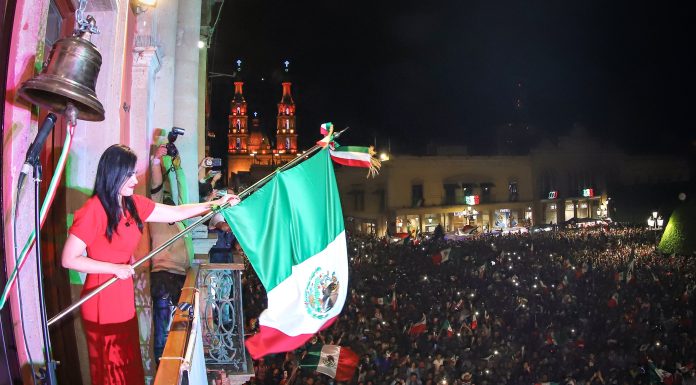 Encabeza Ale Gutiérrez ceremonia de “Grito de Independencia”