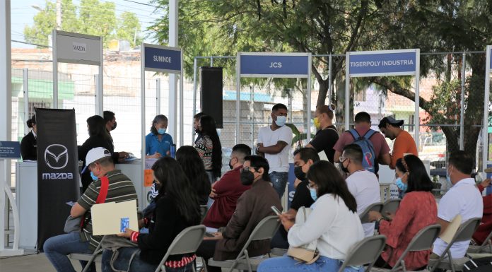 En coordinación con SDES, MAZDA y sus proveedoras realizan proceso de reclutamiento