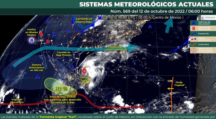 Cielo nublado gran parte del día sobre la región, sin lluvias para Guanajuato