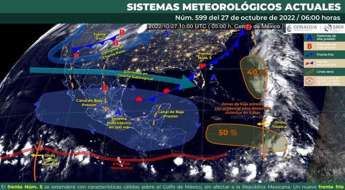 Cielo medio nublado por la mañana y ambiente fresco en la región, sin lluvia para Guanajuato