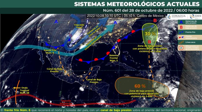 Cielo medio nublado por la mañana. Por la tarde, ambiente cálido, con cielo nublado y probabilidad de lluvias aisladas