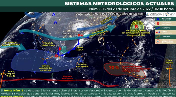 Cielo medio nublado a nublado; por la tarde, ambiente fresco a templado