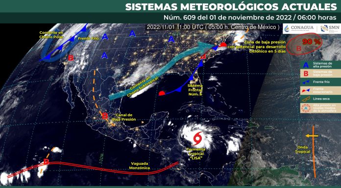 Cielo despejado. Bancos de niebla en zonas altas. Por la tarde lluvias aisladas