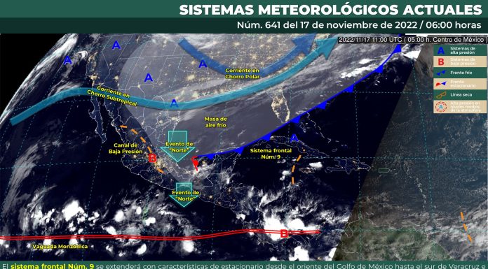 Ambiente fresco, siendo frío con posibles heladas en sierras, con probabilidad de lluvias aisladas para Guanajuato