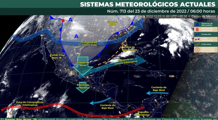 Ambiente fresco a frío por la tarde, además de lluvias aisaladas para Guanajuato
