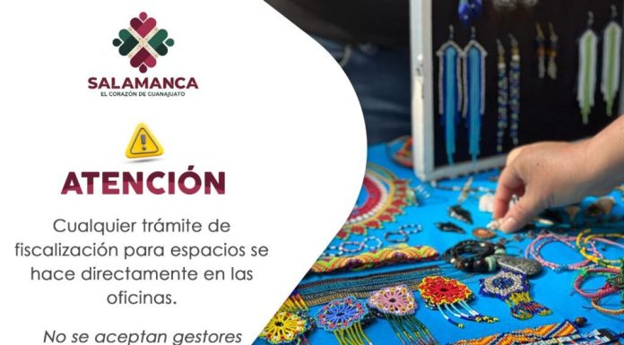 Gobierno de Salamanca exhorta a comerciantes a tramitar permisos en oficinas de Fiscalización y Control