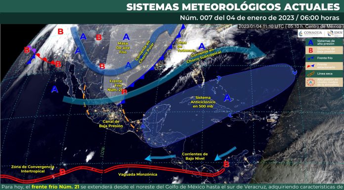 Ambiente matutino fresco durante la mañana, y frío con posibles heladas en zonas altas de Guanajuato