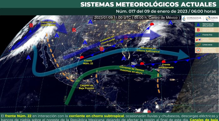 Ambiente fresco por la mañana, con probabilidades de llucias aisladas por la tarde-noche en Guanajuato