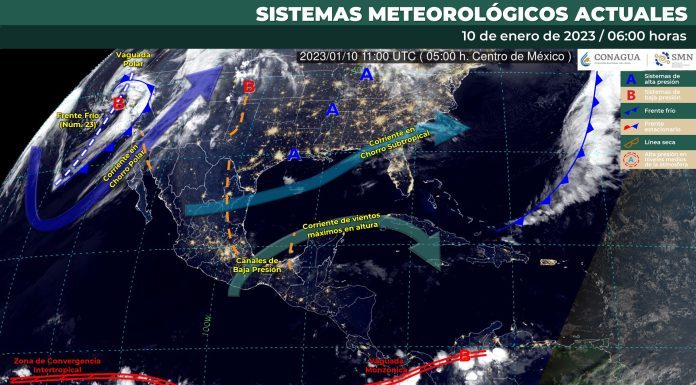 Cielo medio nublado a nublado por la tarde con probabilidad de lluvias aisladas en Guanajuato