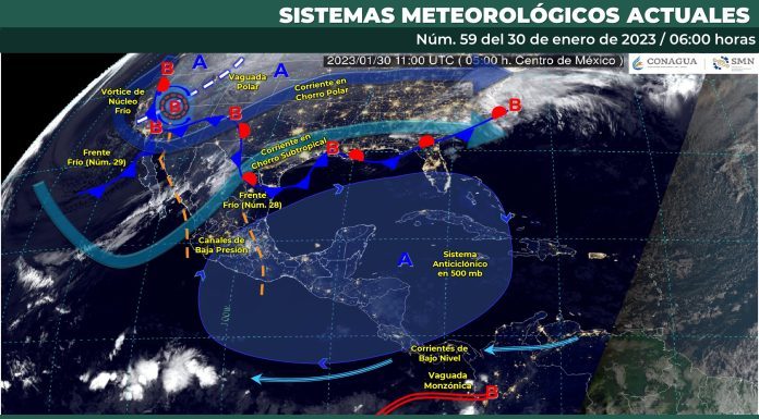 Continúa por la mañana frío a muy frío con heladas en zonas montañosas. Ambiente vespertino templado a cálido